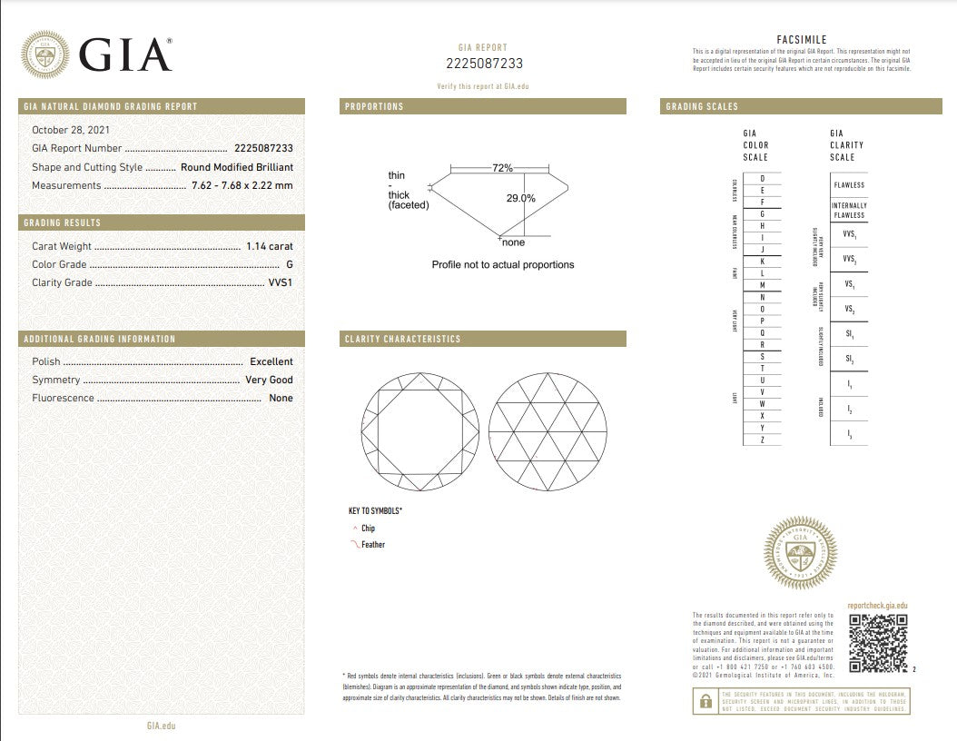 1.14ct | G/VVS1 Round Shape Rose Cut Diamond (GIA) - Modern Rustic Diamond