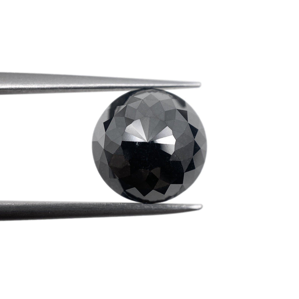 4.50ct | Black/ Round Shape Rose Cut Diamond-Modern Rustic Diamond