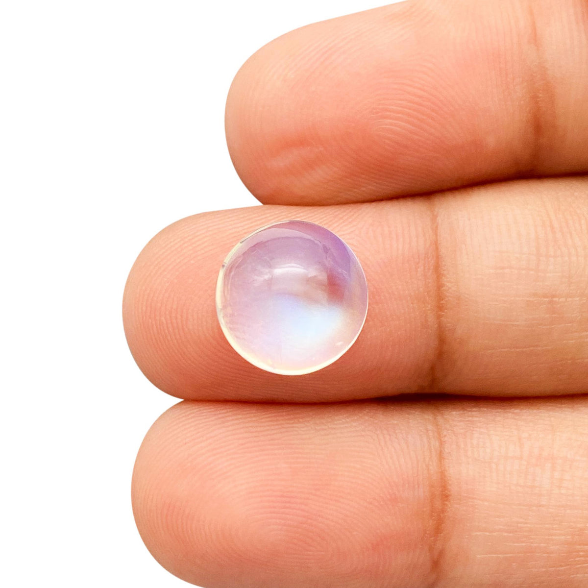 4.50ct |  Round Shape  Moonstone - Modern Rustic Diamond
