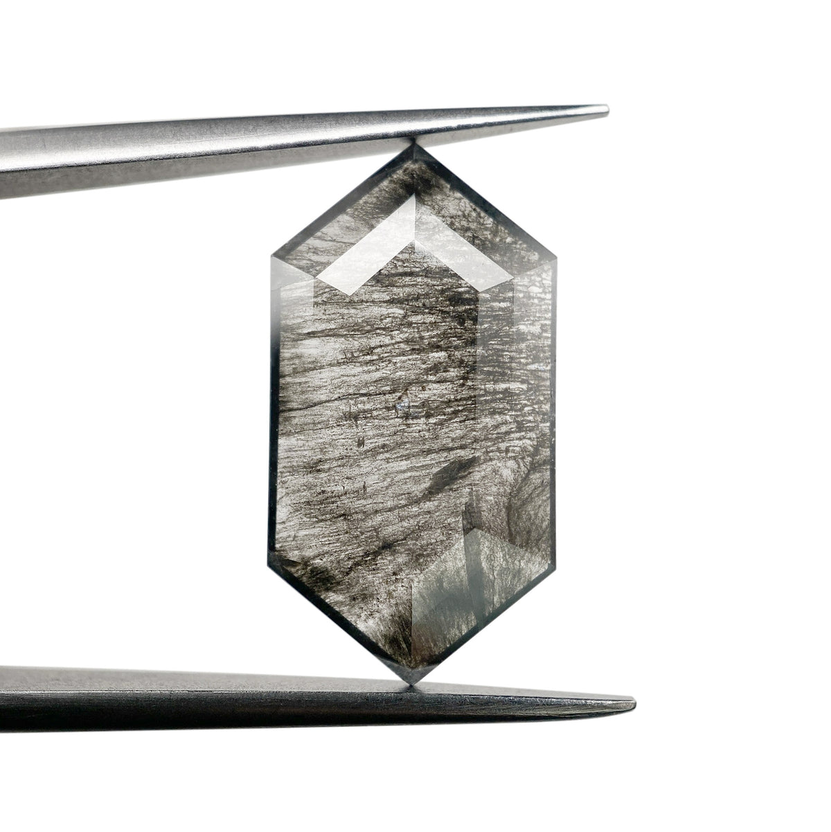 4.63ct | Rustic Hexagon Shape Step Cut Diamond - Modern Rustic Diamond