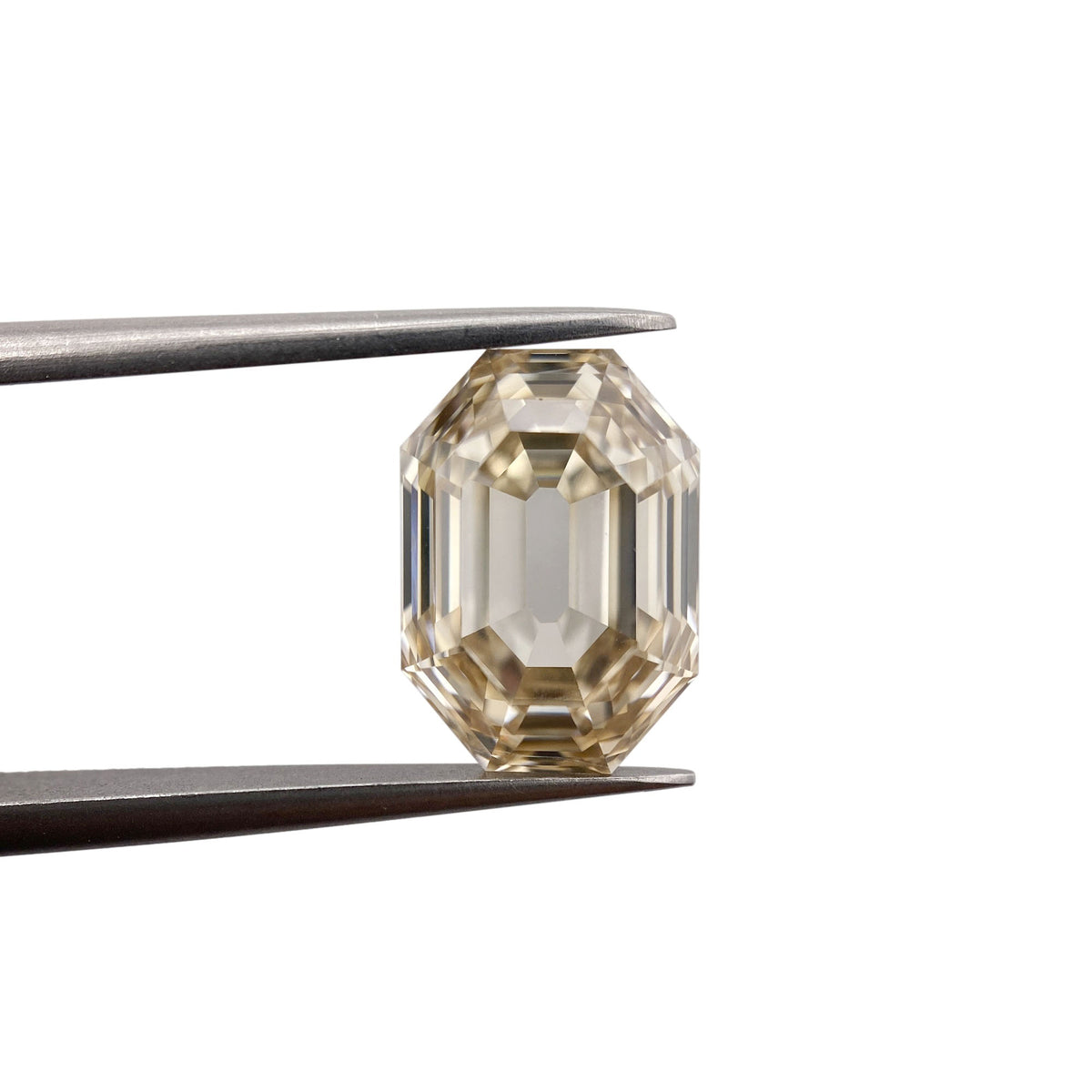 5.03ct | Champagne VVS Octagonal Shape Step Cut Diamond - Modern Rustic Diamond