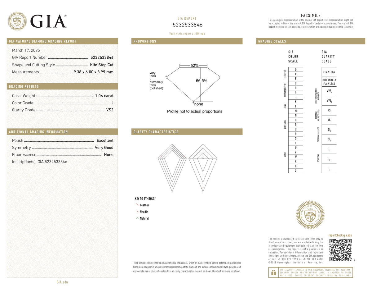 1.06ct | J/VS2 Kite Shape Step Cut Diamond (GIA) - Modern Rustic Diamond