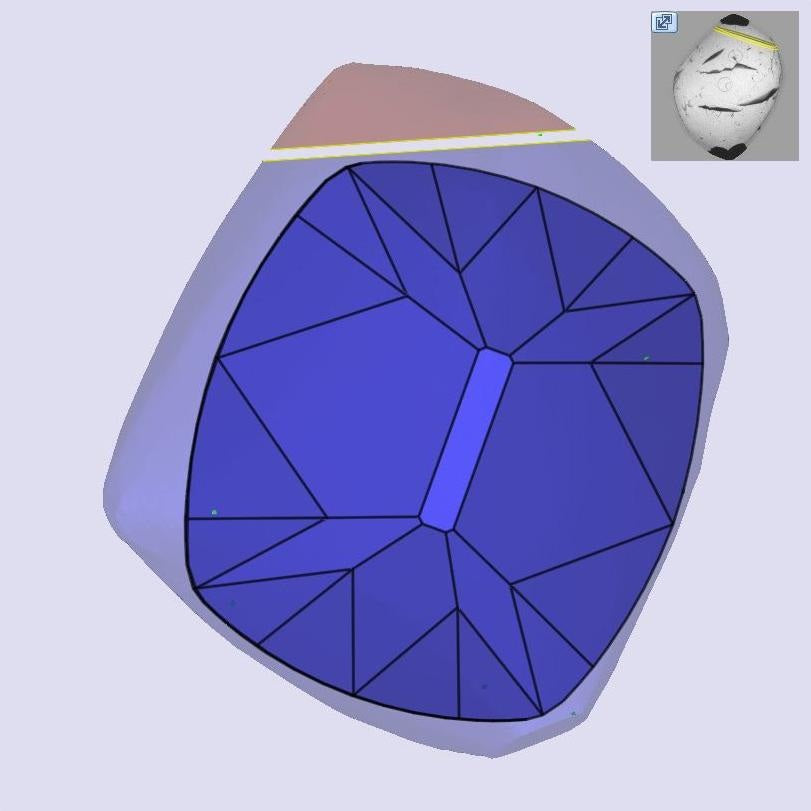 2.52ct | I/VS1 Cushion Shape Old Mine Cut Diamond (GIA) - Modern Rustic Diamond