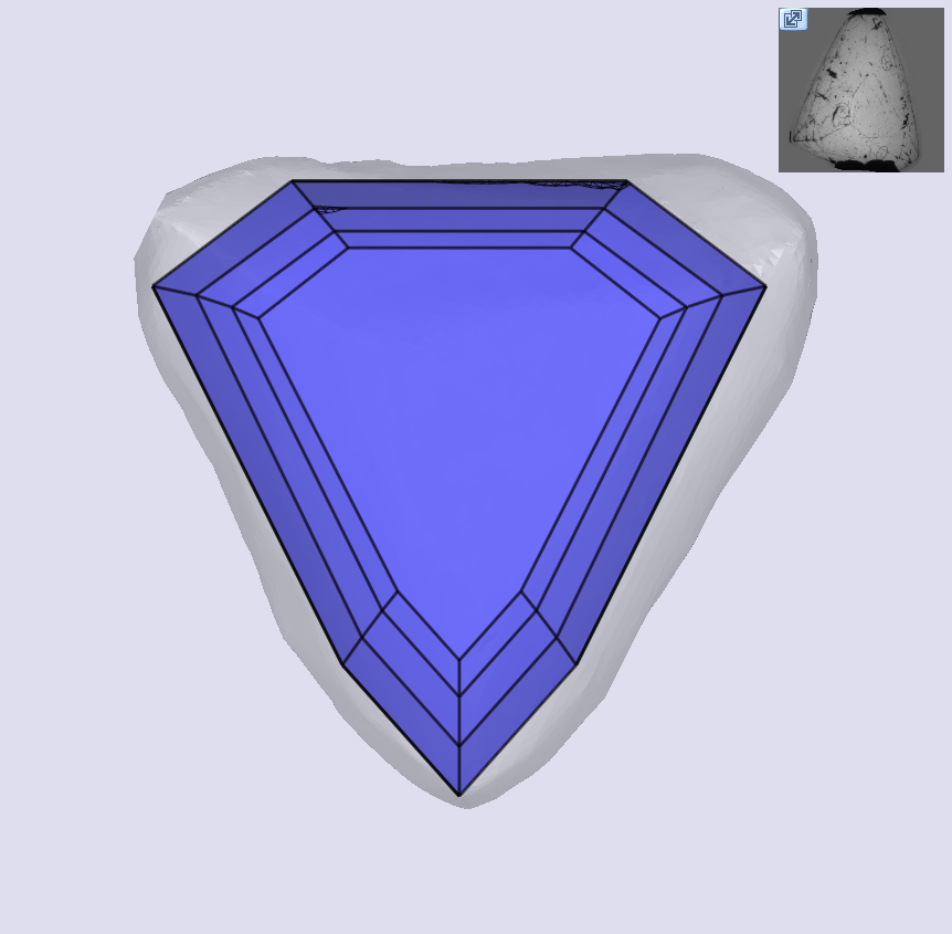1.28ct | M/SI1 Shield Shape Portrait Cut Diamond (GIA) - Modern Rustic Diamond
