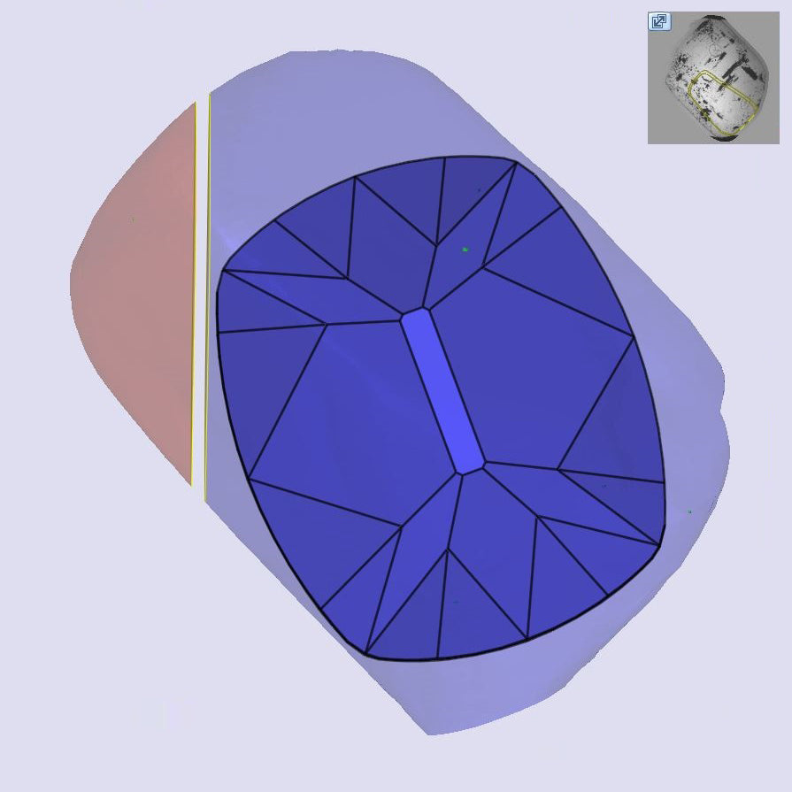 1.34ct | J/VVS2 Cushion Shape Old Mine Cut Diamond (GIA) - Modern Rustic Diamond