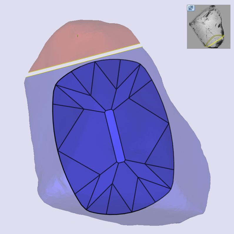 2.02ct | S-T/VS1 Cushion Shape Old Mine Cut Diamond (GIA) - Modern Rustic Diamond