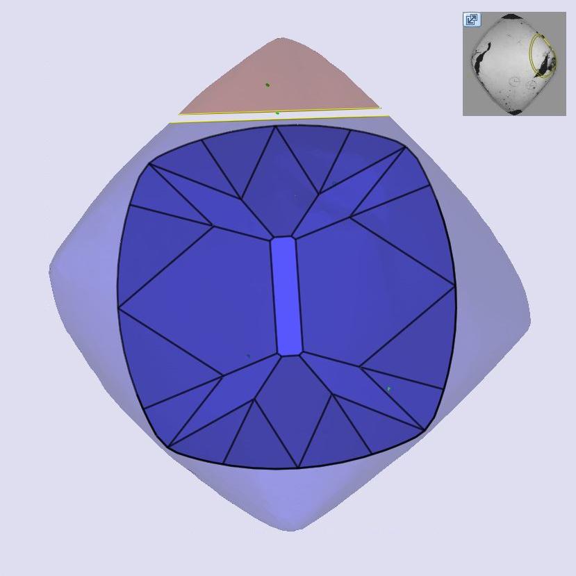 1.51ct | U-V/VS1 Cushion Shape Old Mine Cut Diamond (GIA) - Modern Rustic Diamond