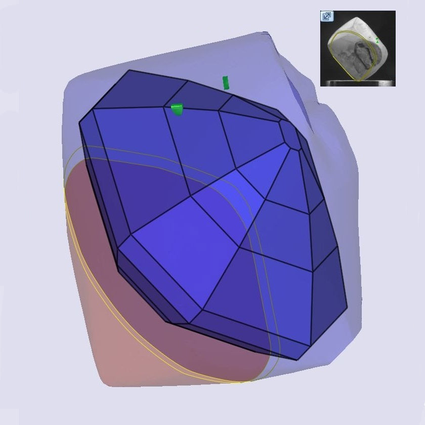 1.16ct | L/VS1 Emerald Shape Step Cut Diamond (GIA) - Modern Rustic Diamond