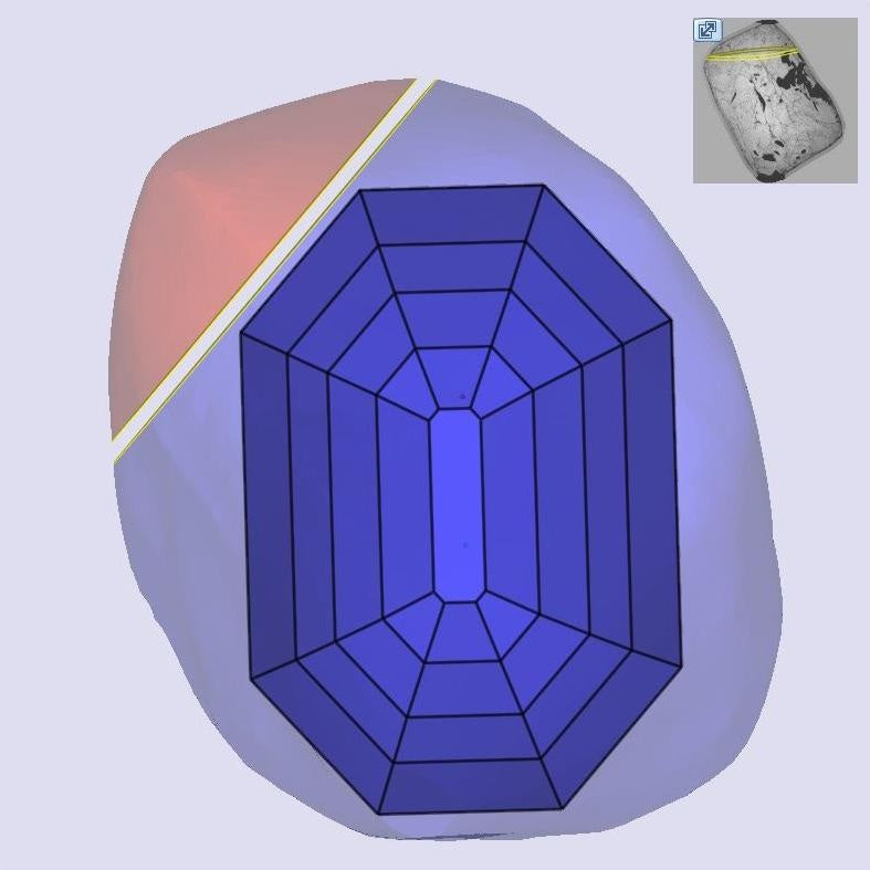 1.52ct | Y-Z/VS2 Octagonal Shape Step Cut Diamond (GIA) - Modern Rustic Diamond