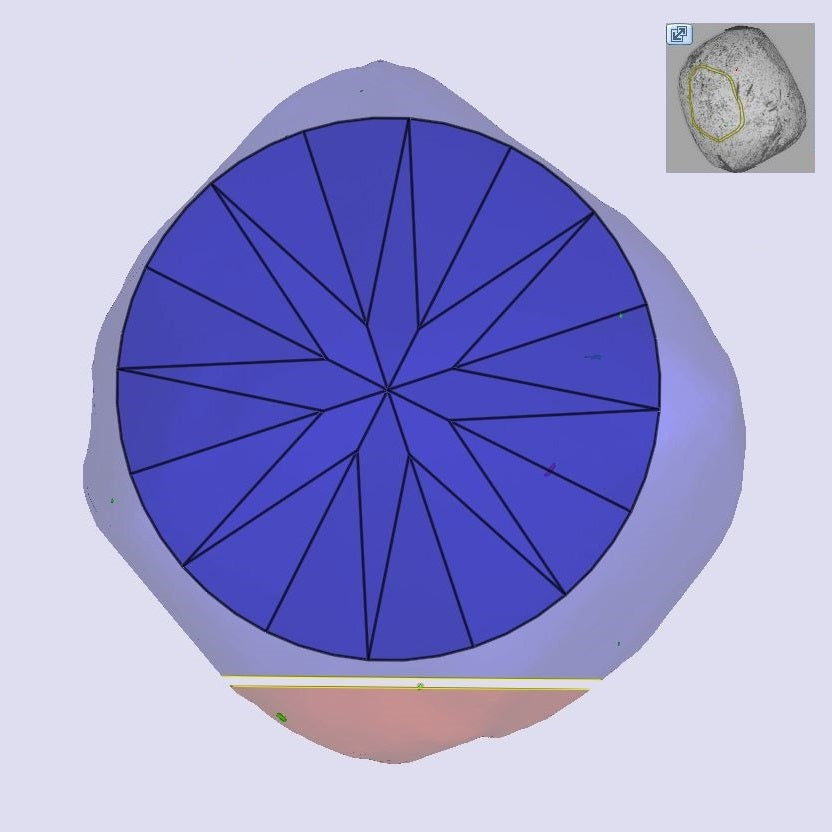 2.00ct | U-V/I1 Round Shape Brilliant Cut Diamond (GIA) - Modern Rustic Diamond