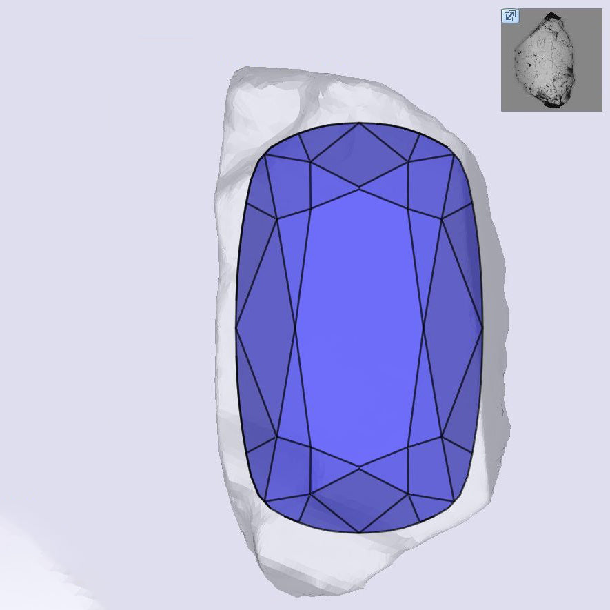 1.54ct | F/VS2 Cushion Shape Brilliant Cut Diamond (GIA) - Modern Rustic Diamond