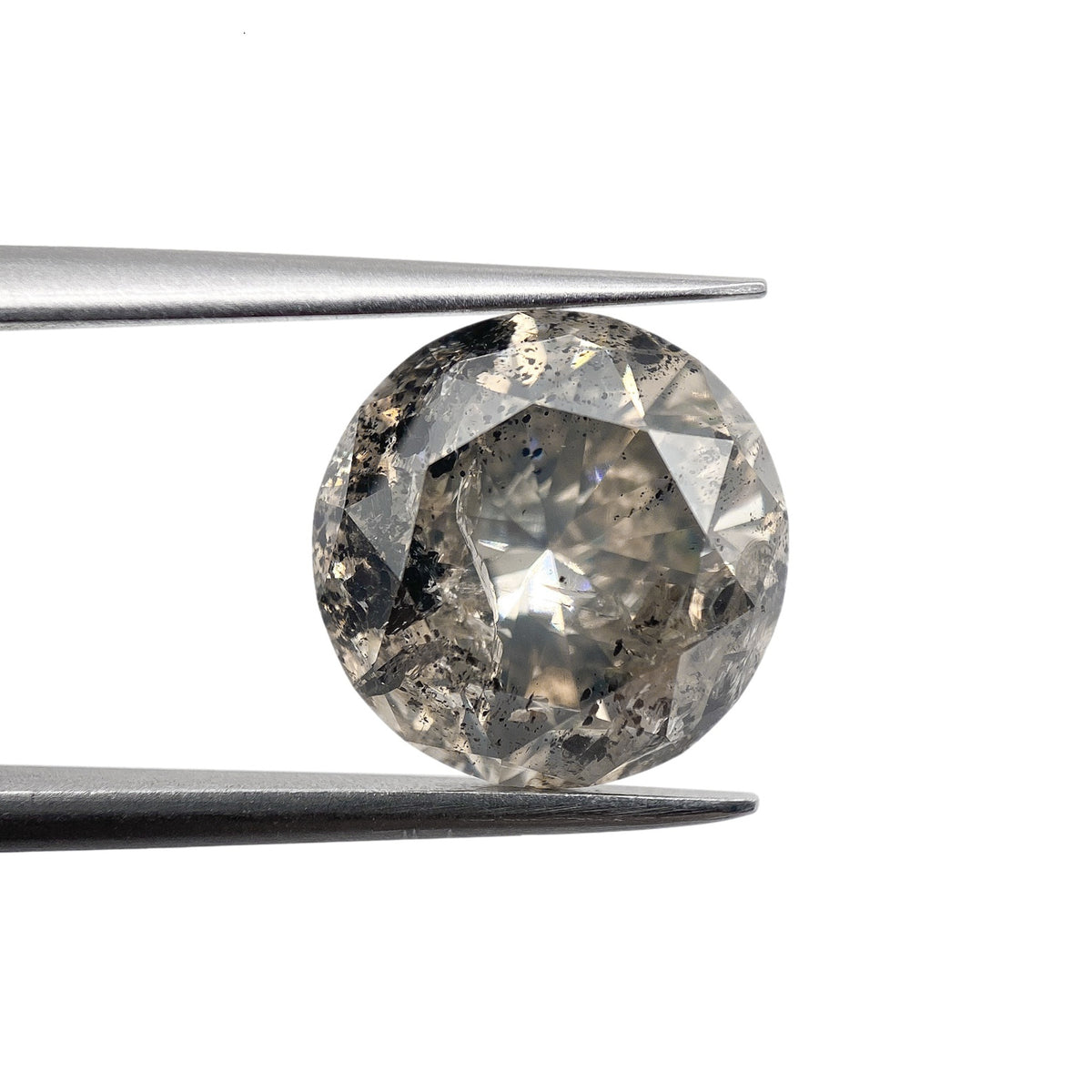 5.44ct | Rustic Round Shape Brilliant Cut Diamond - Modern Rustic Diamond