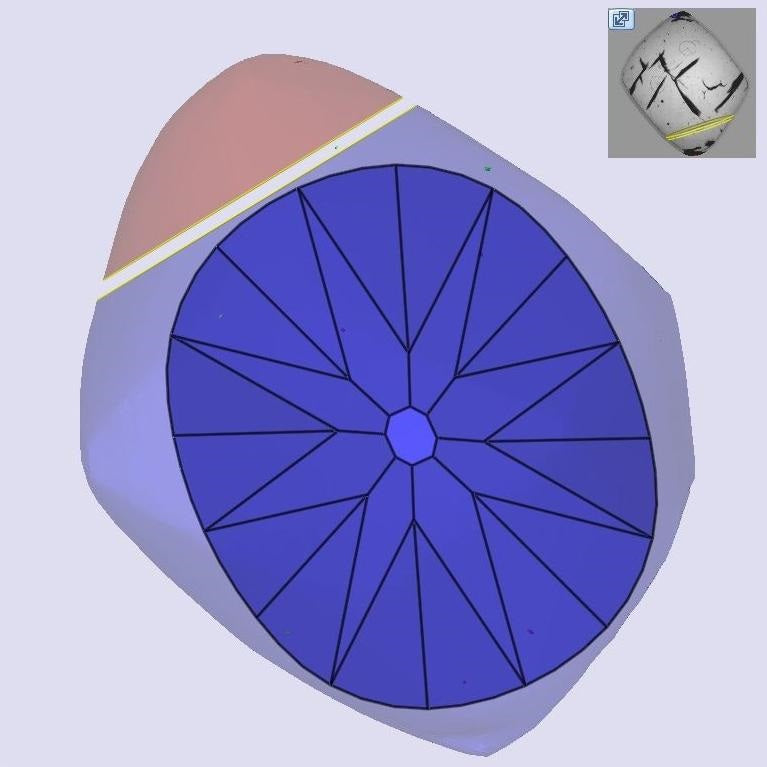 1.31ct | M/VS1 Oval Shape Old Mine Cut Diamond (GIA) - Modern Rustic Diamond