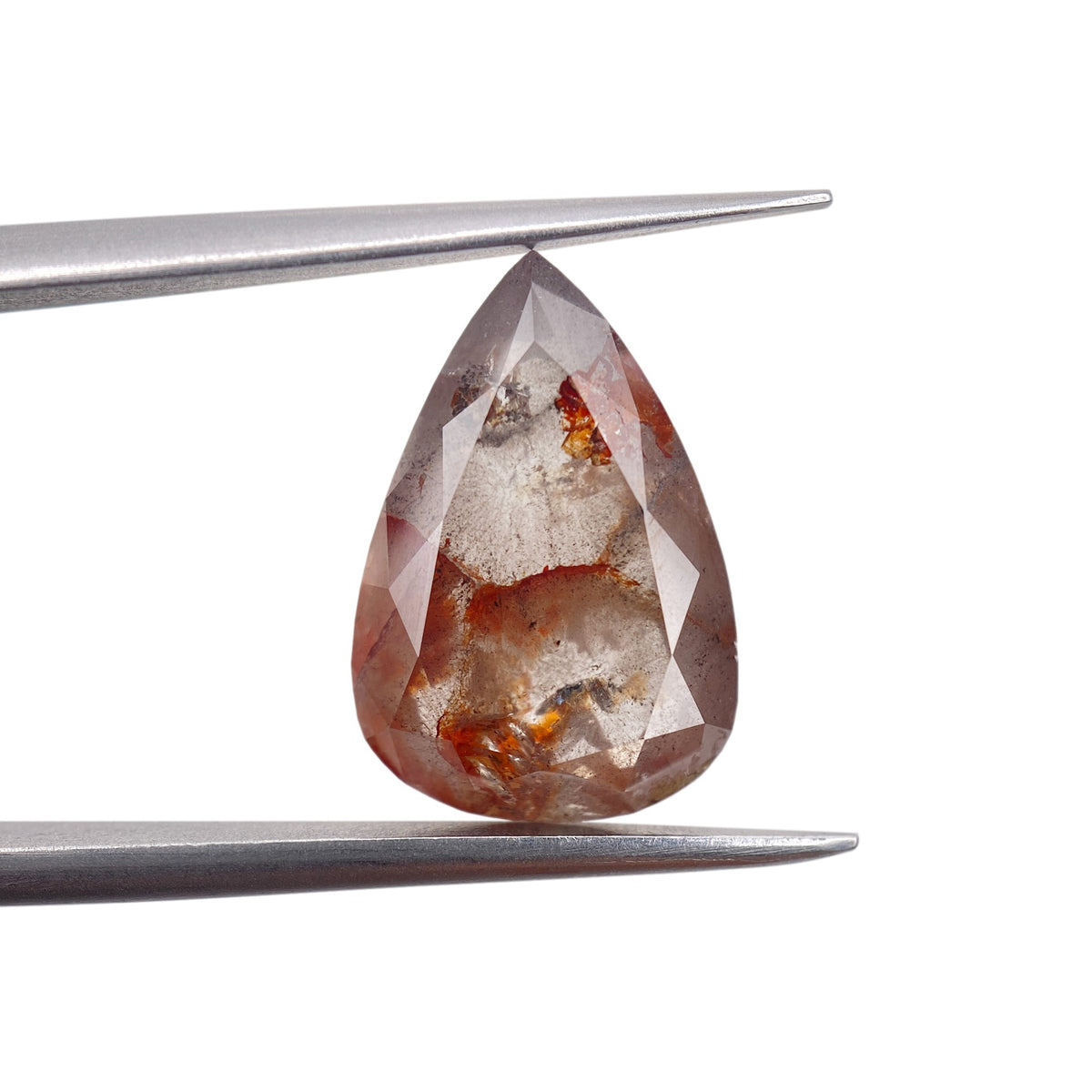 5.52ct | Rustic  Pear Shape Brilliant Cut Diamond - Modern Rustic Diamond
