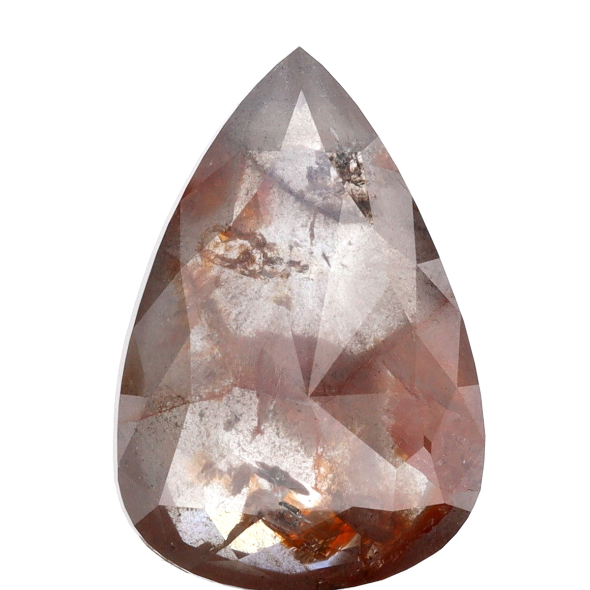 5.52ct | Rustic  Pear Shape Brilliant Cut Diamond - Modern Rustic Diamond