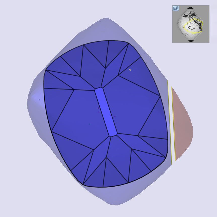 1.30ct | U-V/SI1 Cushion Shape Old Mine Cut Diamond (GIA) - Modern Rustic Diamond