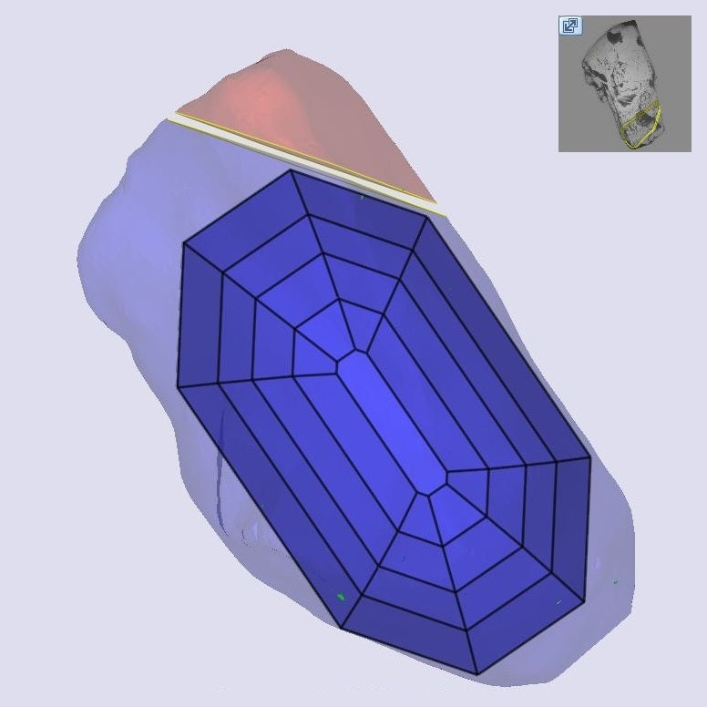 2.02ct | Champagne VVS1 Octagonal Shape Step Cut Diamond (GIA) - Modern Rustic Diamond