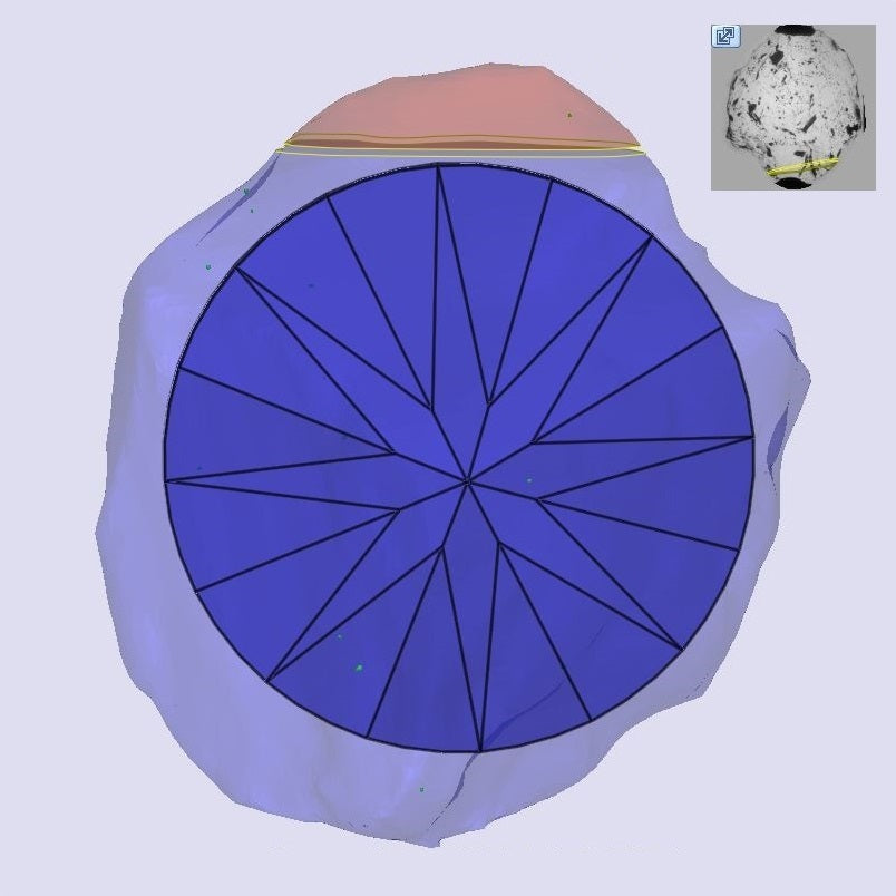 1.58ct | Q-R/VS2 Round Shape Brilliant Cut Diamond (GIA) - Modern Rustic Diamond