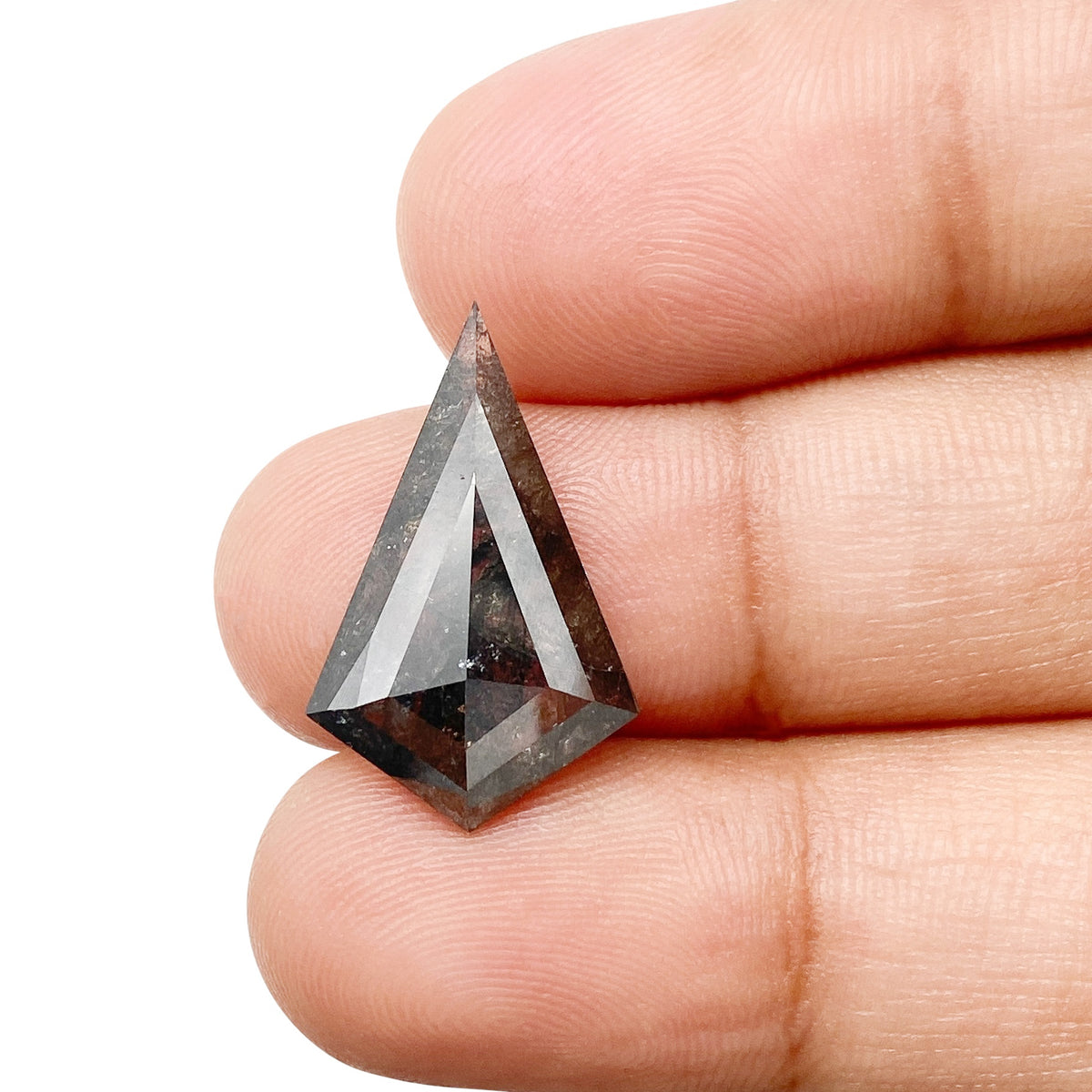 5.57ct | Rustic Kite Shape Step Cut Diamond - Modern Rustic Diamond