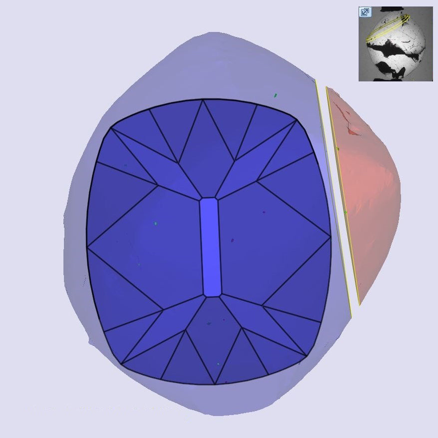1.06ct | K/SI1 Cushion Shape Old Mine Cut Diamond (GIA) - Modern Rustic Diamond