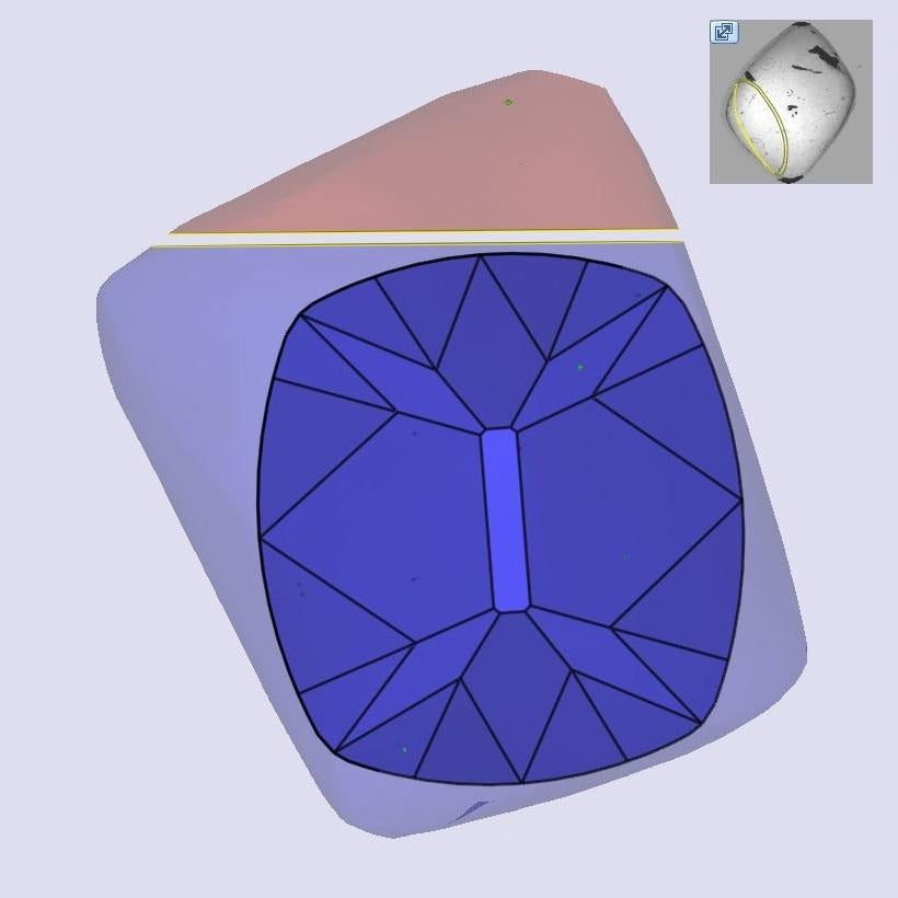 2.54ct | W-X/VVS2 Cushion Shape Old Mine Cut Diamond (GIA) - Modern Rustic Diamond