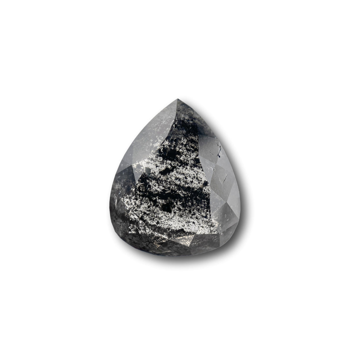 5.65ct | Rustic Pear Shape Rose Cut Diamond - Modern Rustic Diamond