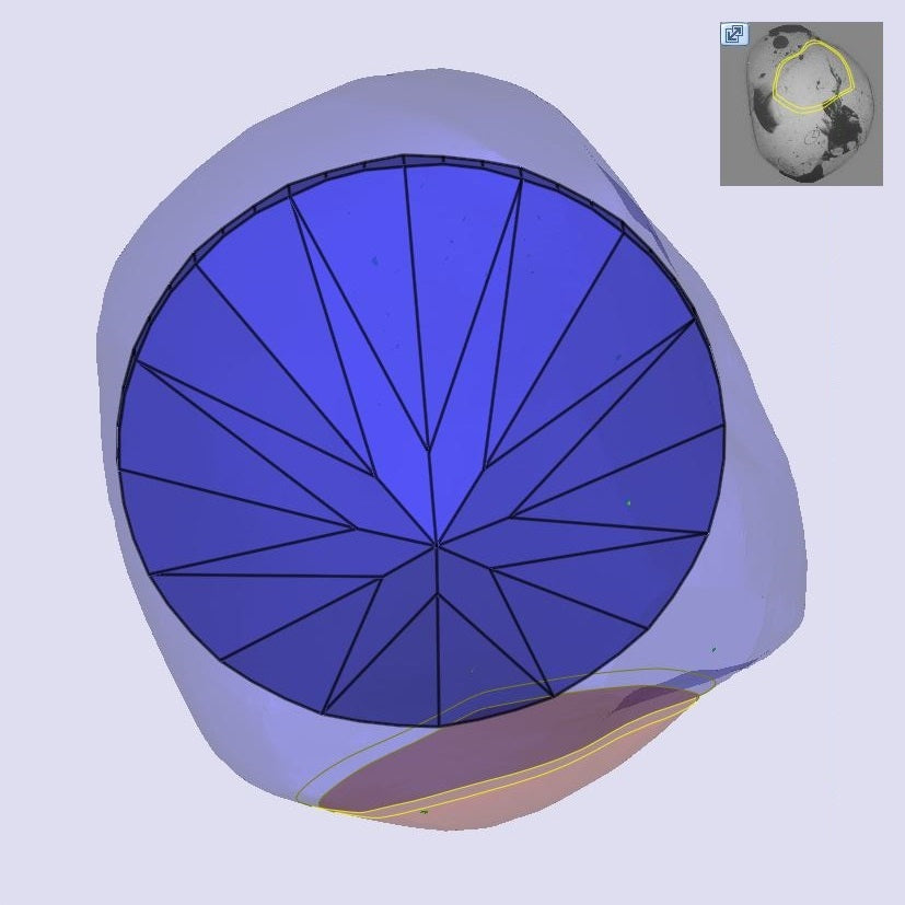 1.02ct | N/SI1 Round Shape Brilliant Cut Diamond (GIA) - Modern Rustic Diamond
