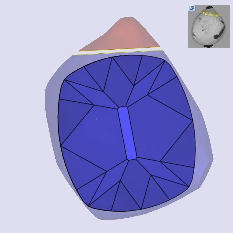 4.23ct | N/SI2 Cushion Shape Old Mine Cut Diamond (GIA) - Modern Rustic Diamond
