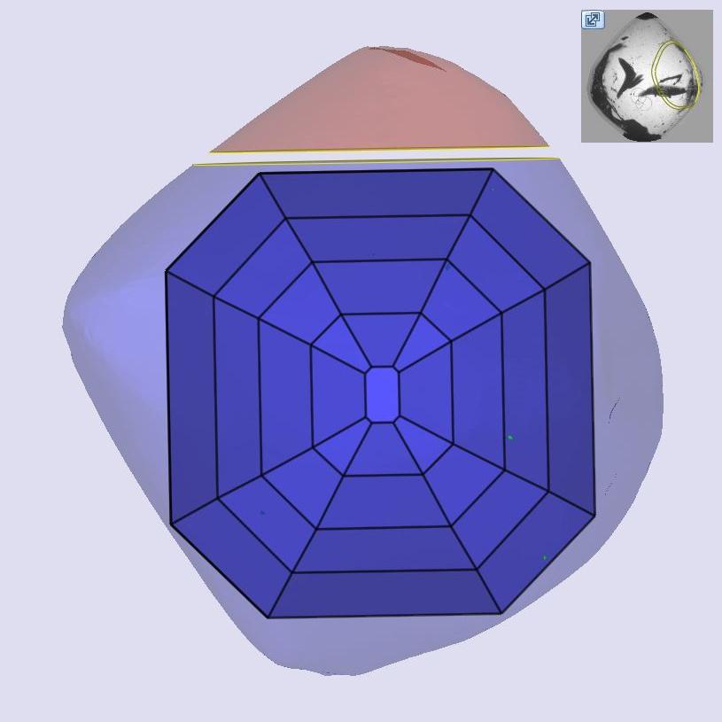 2.02ct | S-T/VS2 Asscher Shape Step Cut Diamond (GIA) - Modern Rustic Diamond