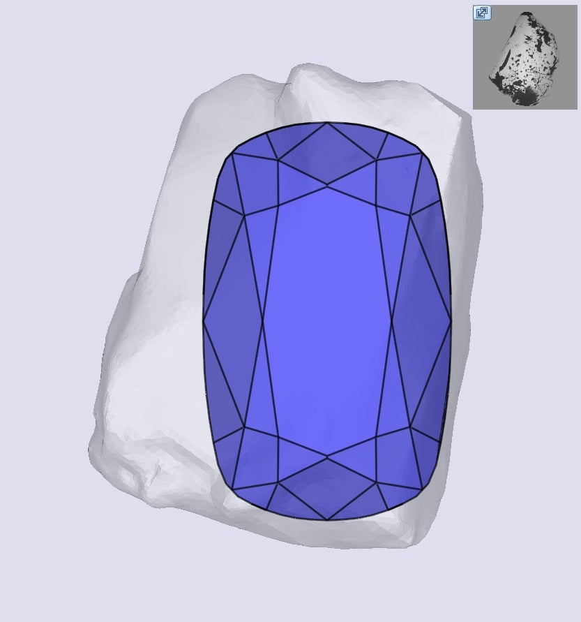 0.71ct | F/VS1 Cushion Shape Brilliant Cut Diamond (GIA) - Modern Rustic Diamond