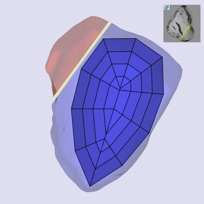 1.01ct | J/VS1 Pear Shape Step Cut Diamond (GIA) - Modern Rustic Diamond
