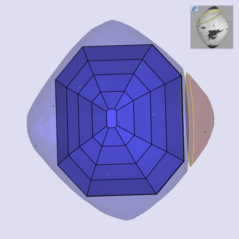 0.84ct | L/VVS2 Octagonal Shape Step Cut Diamond (GIA) - Modern Rustic Diamond