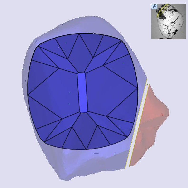 1.02ct | J/SI1 Cushion Shape Old Mine Cut Diamond (GIA) - Modern Rustic Diamond