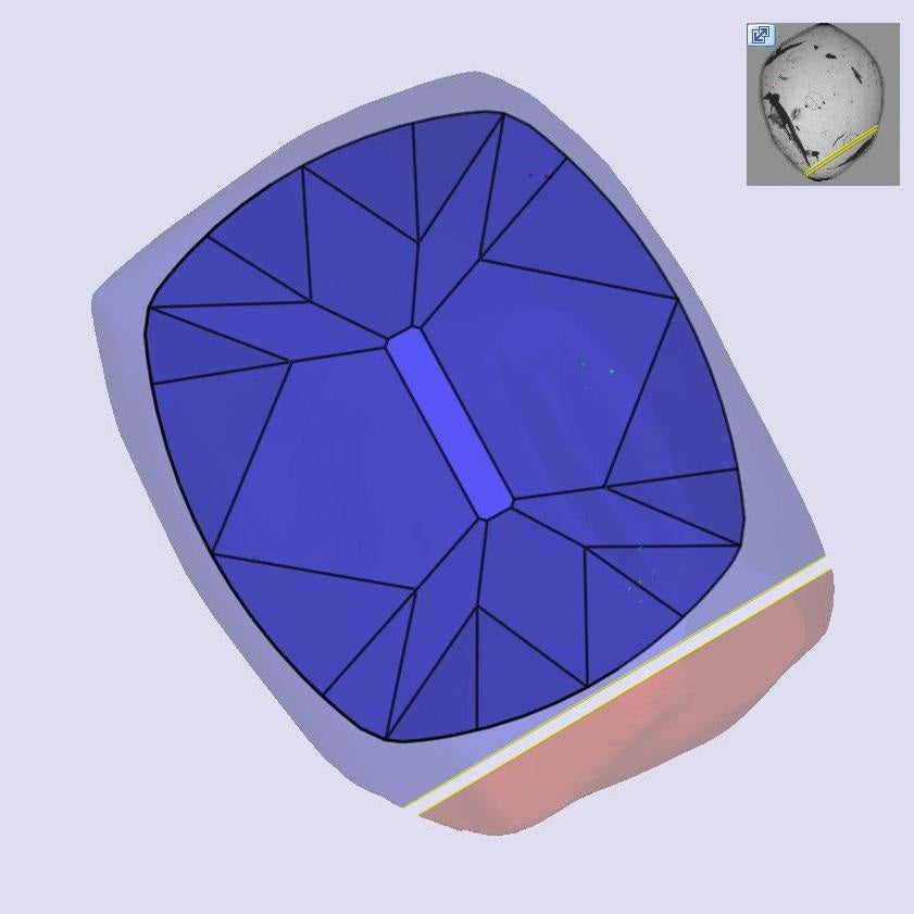 2.10ct | N/SI1 Cushion Shape Old Mine Cut Diamond (GIA) - Modern Rustic Diamond