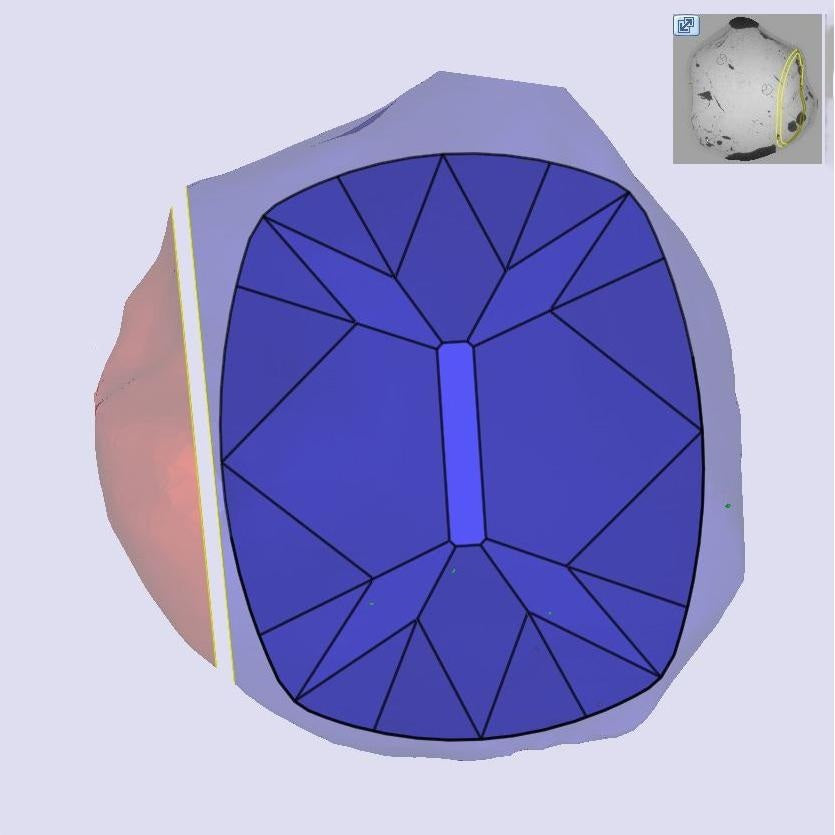 2.21ct | N/VVS2 Cushion Shape Old Mine Cut Diamond (GIA) - Modern Rustic Diamond