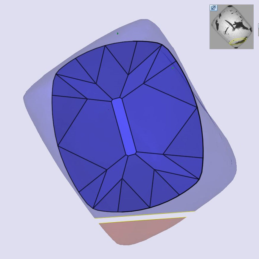 1.15ct | L/VS1 Cushion Shape Old Mine Cut Diamond (GIA) - Modern Rustic Diamond