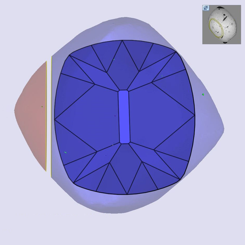 1.28ct | I/VS1 Cushion Shape Old Mine Cut Diamond (GIA) - Modern Rustic Diamond