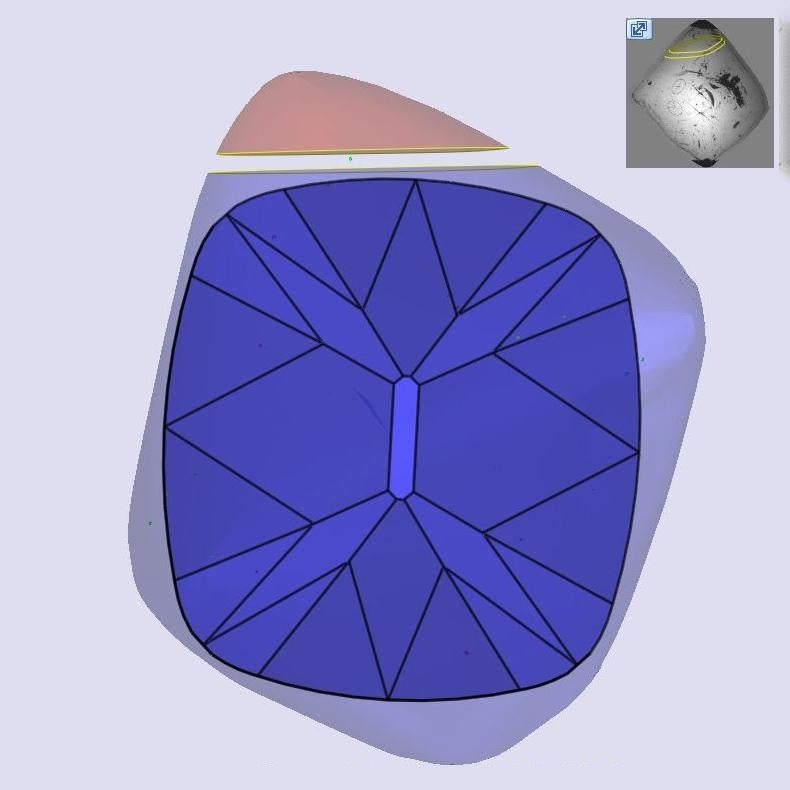2.55ct | N/SI2 Cushion Shape Old Mine Cut Diamond (GIA) - Modern Rustic Diamond