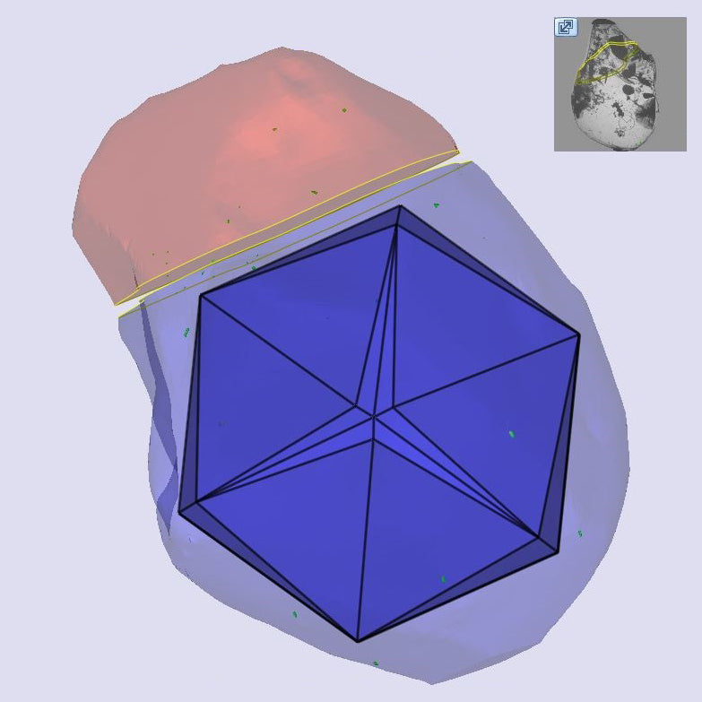 0.81ct | N/VVS2 Hexagon Shape Brilliant Cut Diamond (GIA) - Modern Rustic Diamond