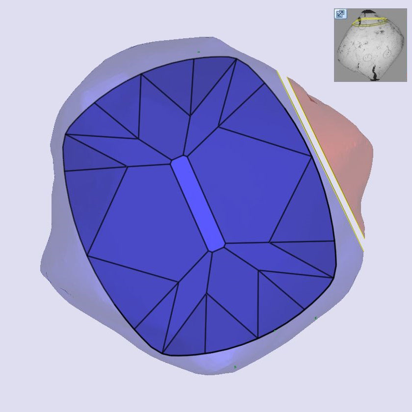 1.29ct | U-V/VVS2 Cushion Shape Old Mine Cut Diamond (GIA) - Modern Rustic Diamond