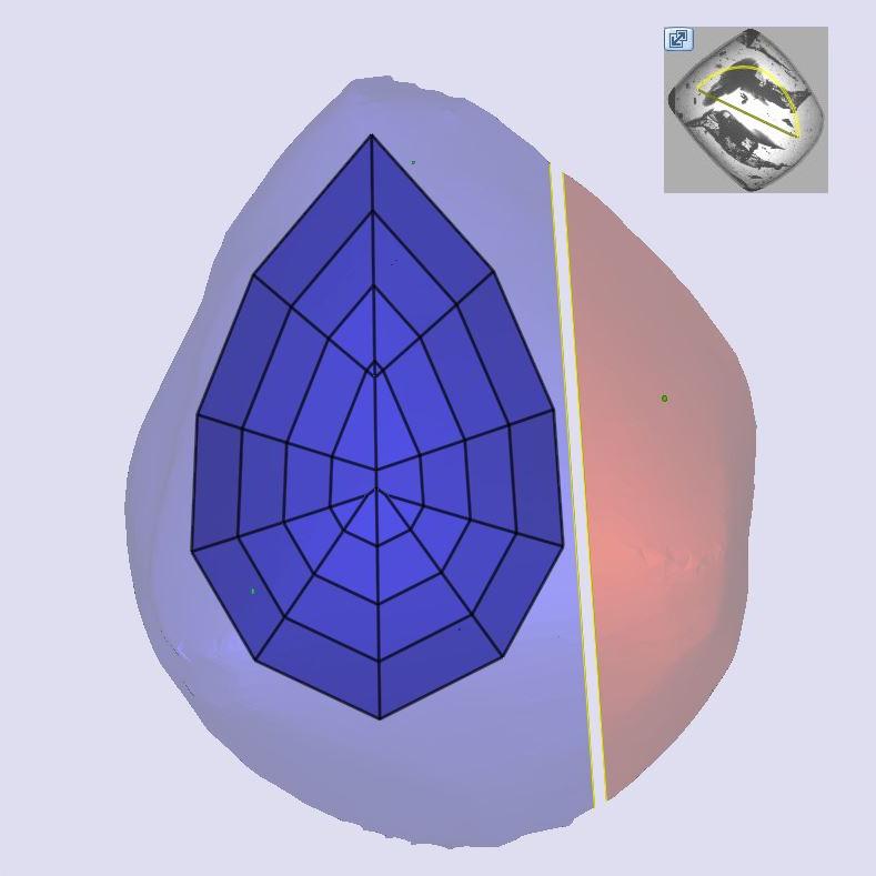 1.03ct | J/VVS2 Pear Shape Step Cut Diamond (GIA) - Modern Rustic Diamond