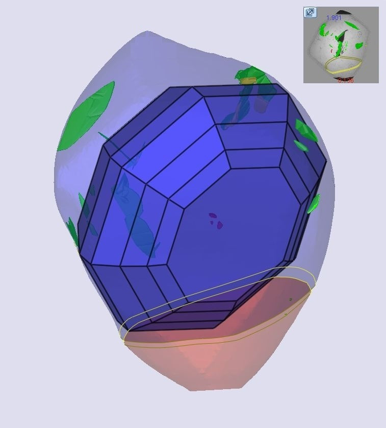 1.00ct | M/SI1 Octagonal Shape Step Cut Diamond (GIA) - Modern Rustic Diamond