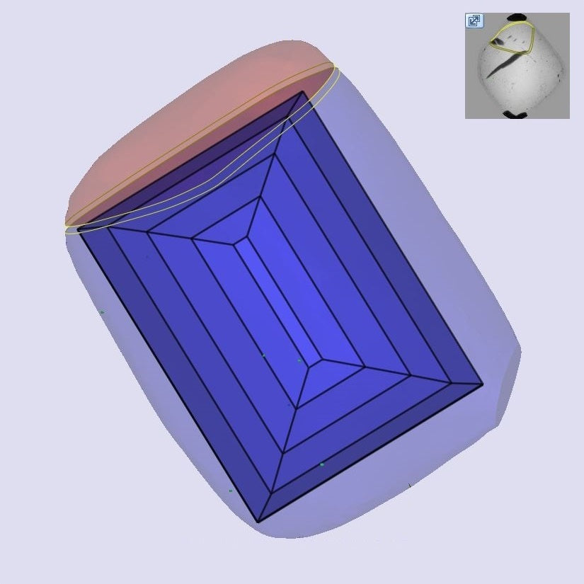 1.51ct | O-P/VS2 Baguette Shape Step Cut Diamond (GIA) - Modern Rustic Diamond