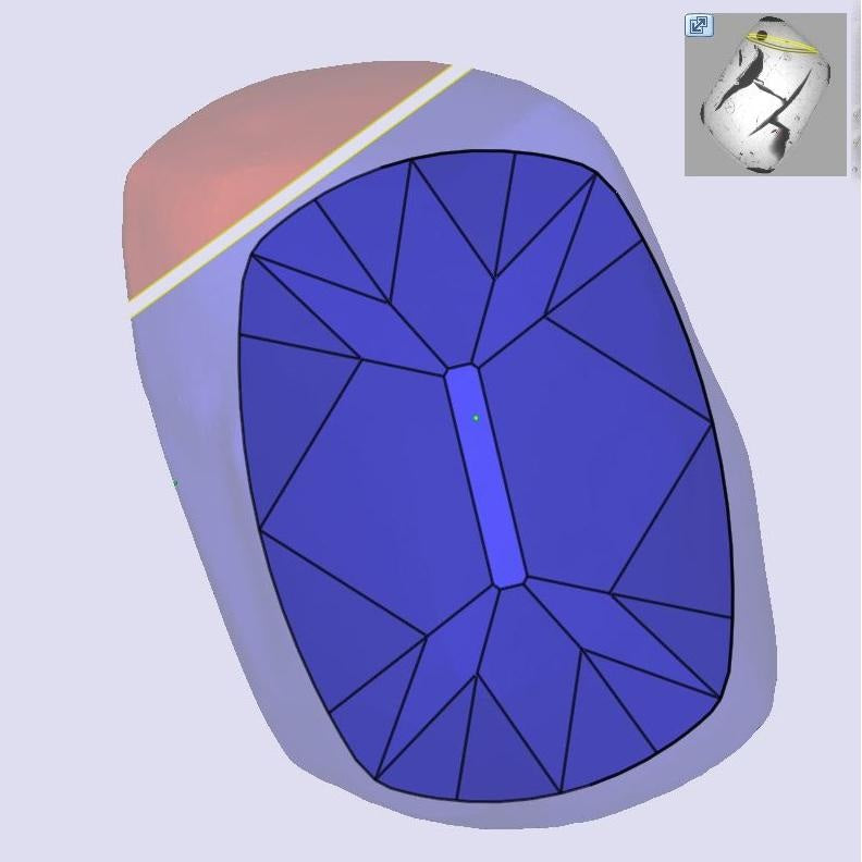 1.54ct | J/VS1 Cushion Shape Old Mine Cut Diamond (GIA) - Modern Rustic Diamond