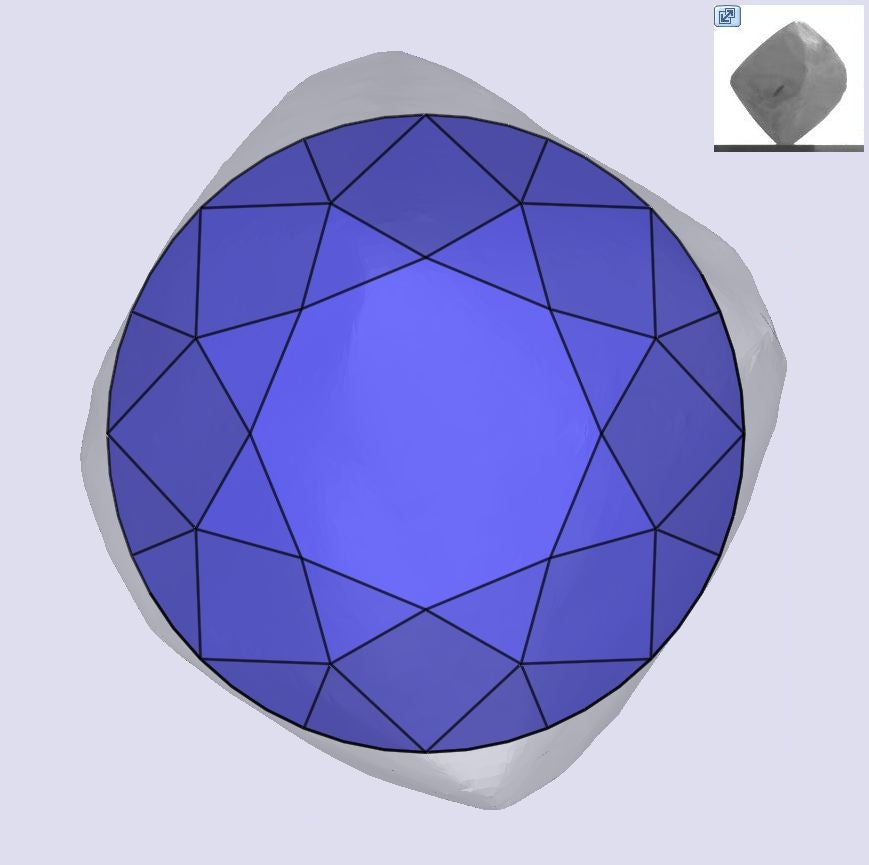 1.01ct | M/VS1 Round Shape Brilliant Cut Diamond (GIA) - Modern Rustic Diamond