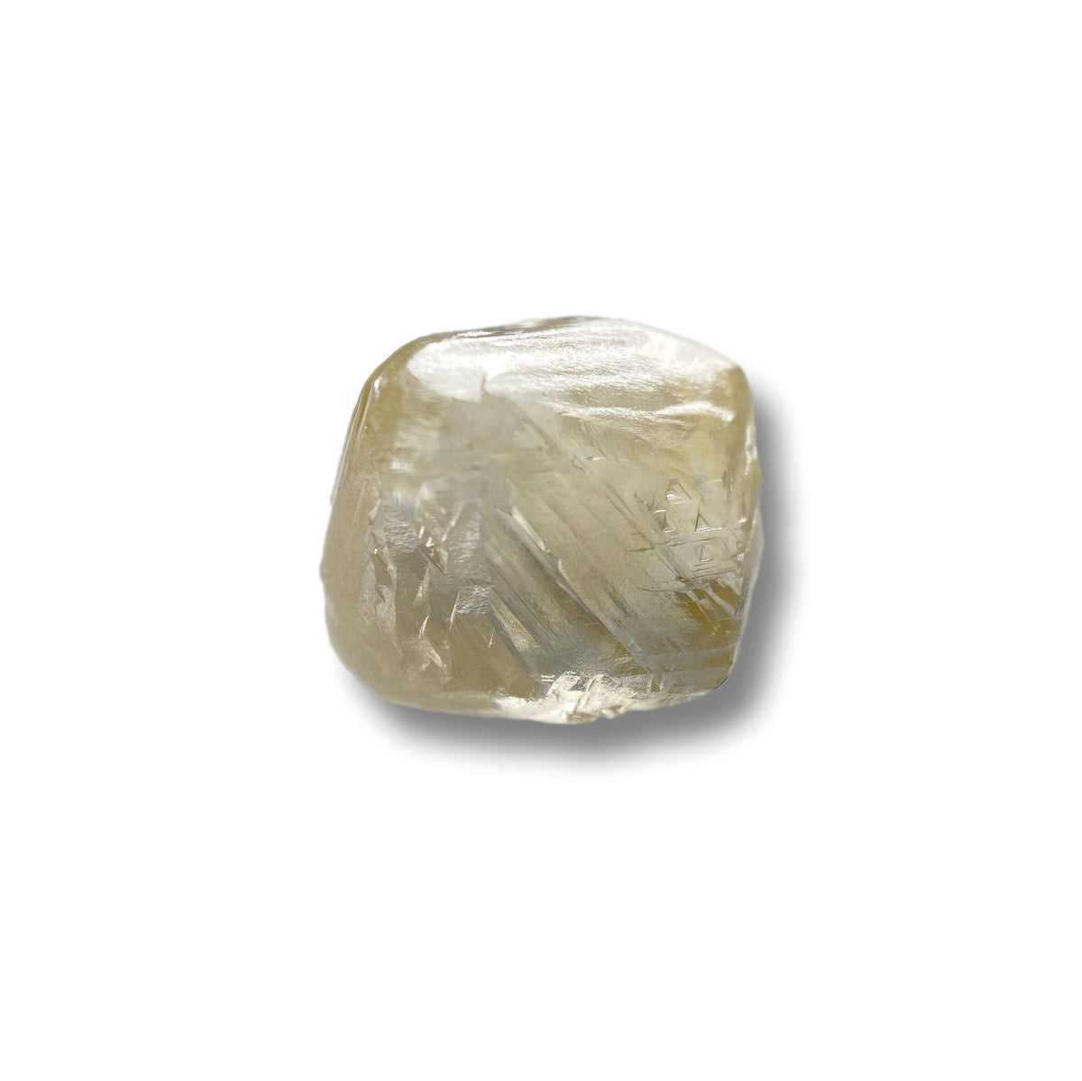 3.26ct | Champagne SI1 Hexagon Shape Step Cut Diamond (GIA) - Modern Rustic Diamond