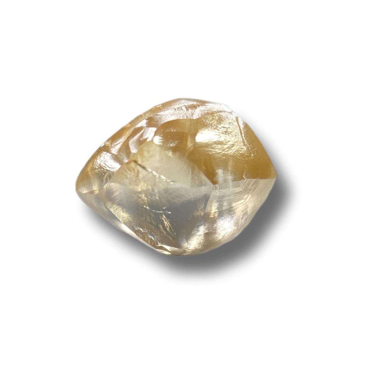 1.12ct | Champagne VS1 Hexagon Shape Step Cut Diamond (GIA) - Modern Rustic Diamond
