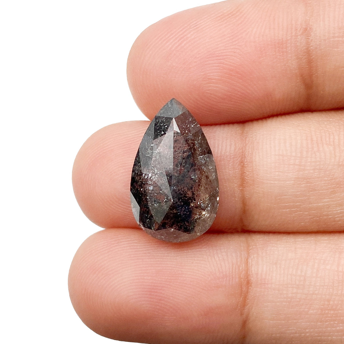 6.78ct | Rustic Pear Shape Brilliant Cut Diamond - Modern Rustic Diamond