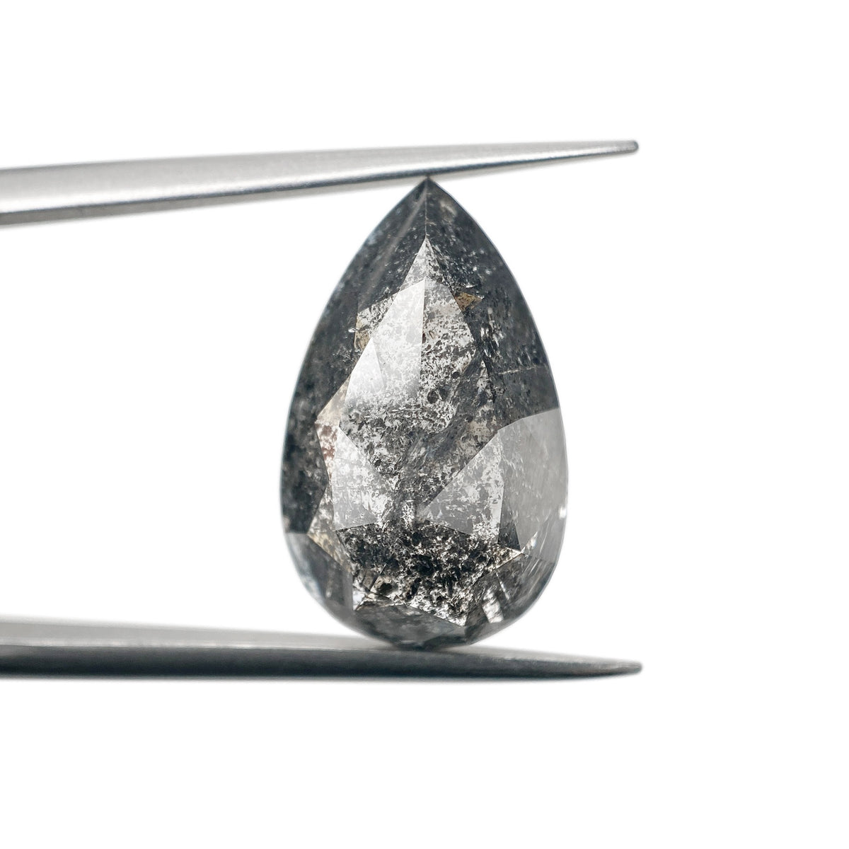 6.78ct | Rustic Pear Shape Brilliant Cut Diamond - Modern Rustic Diamond
