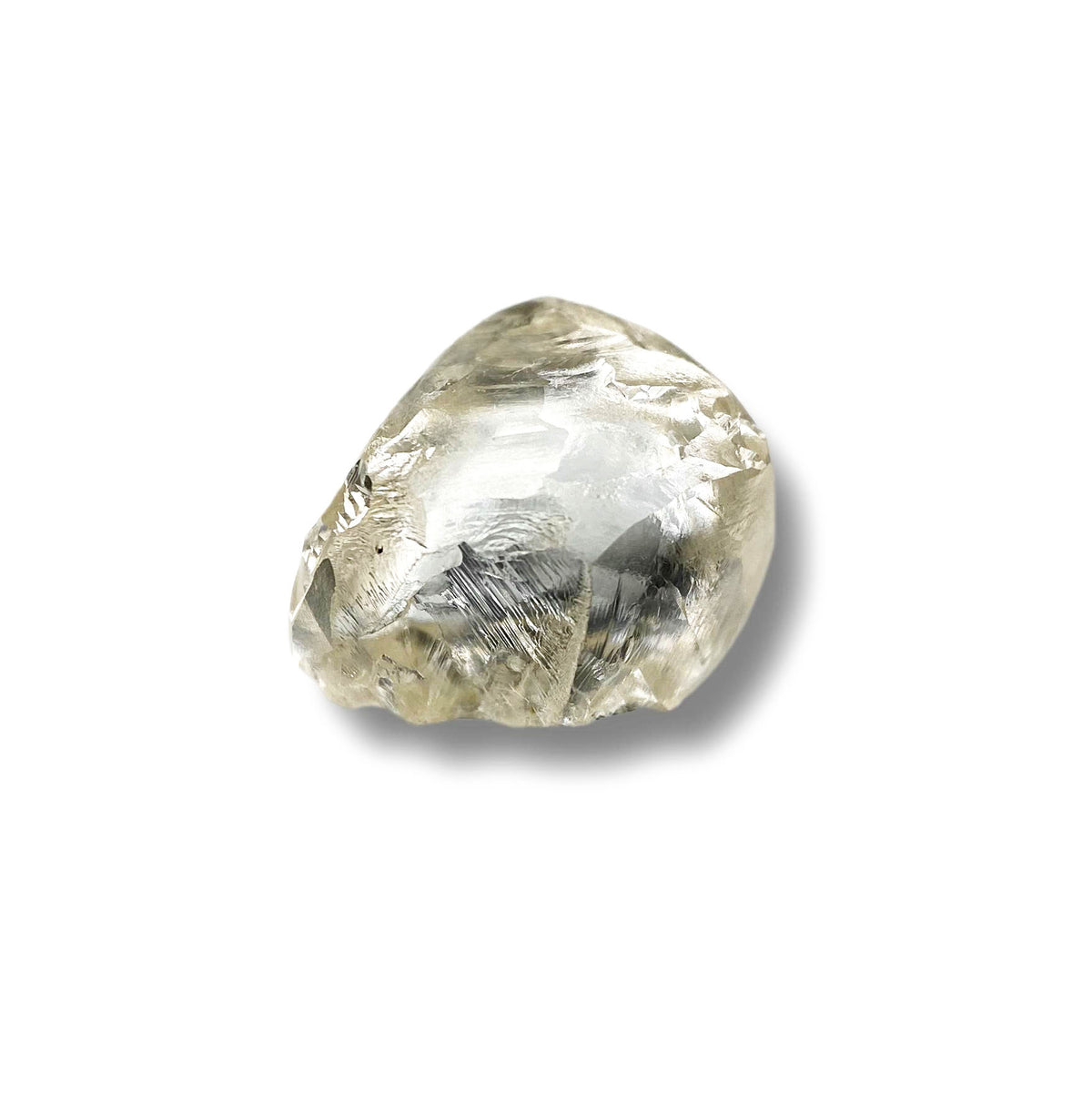 1.05ct | N/VS2 Pear Shape Lattice Cut Diamond (GIA) - Modern Rustic Diamond